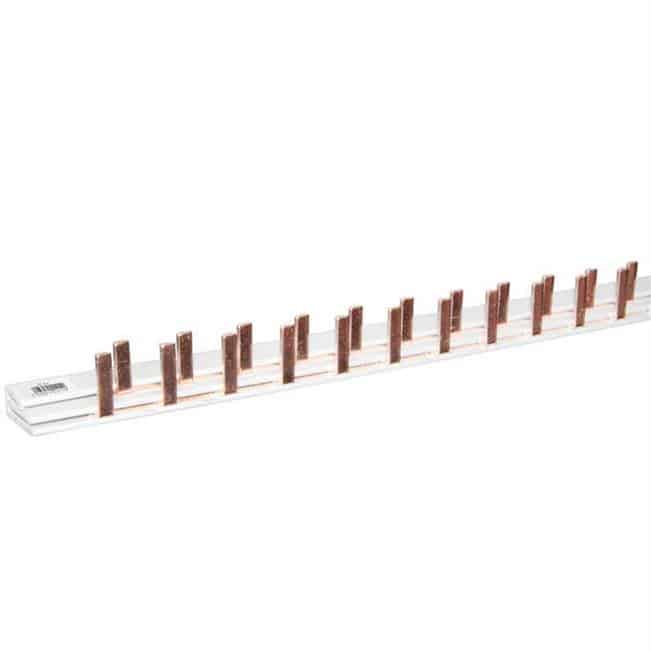 Bareta de alimentare (busbar) Freder, 1P+N, tip pin, 56 module, 63A, 02-379